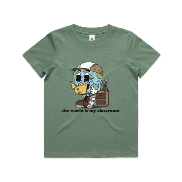 THE WORLD IS MY CLASSROOM KIDS TEE Thumbnail