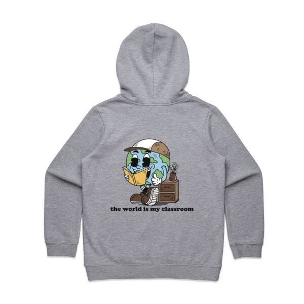 THE WORLD IS MY CLASSROOM KIDS HOODIE Thumbnail