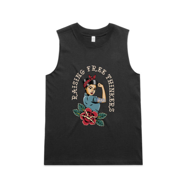 RAISING FREE THINKERS WOMENS SINGLET Thumbnail