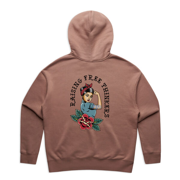 RAISING FREE THINKERS WOMENS HOOD Thumbnail
