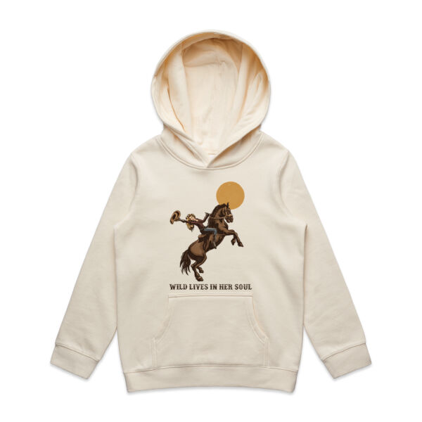WILD LIVES IN HER SOUL KIDS HOODIE - ON SALE Thumbnail