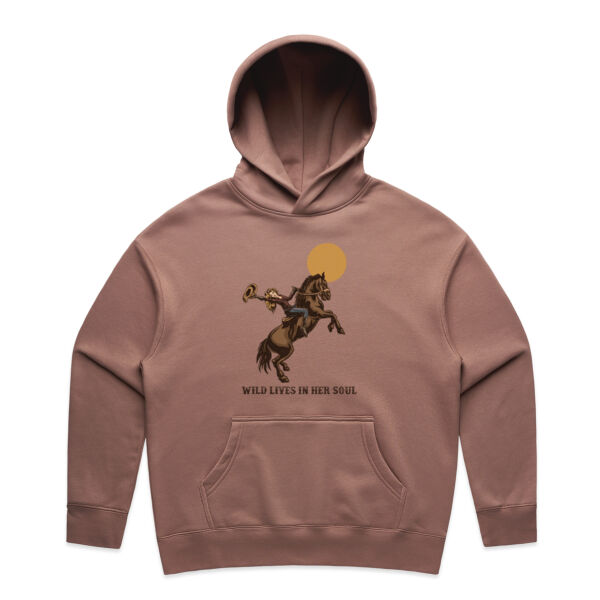 WILD LIVES IN HER SOUL WOMENS  HOODIE - ON SALE Thumbnail
